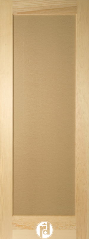 One Panel Interior Shaker Door with Square Edges.