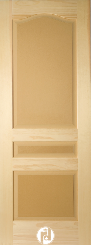 Three Raised Panel Interior Door 1/4 Round Moulding & Classical Arch.