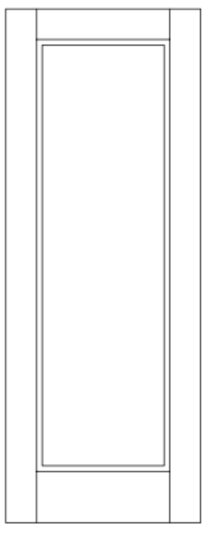 Raised Shaker panel interior door from Royal Door Series 700 RS, featuring timeless craftsmanship and elegant raised detailing.