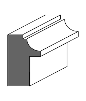 Royal Door #1211 profile drawing