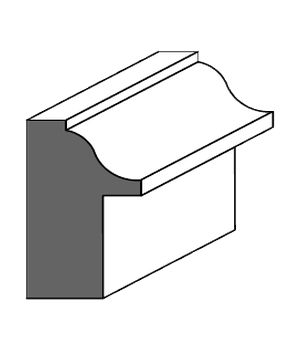 Royal Door #1212 profile drawing