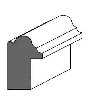 Royal Door #1214 profile drawing