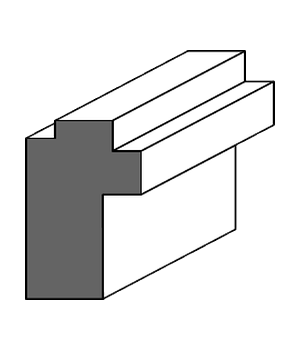 Royal Door #1215 profile drawing