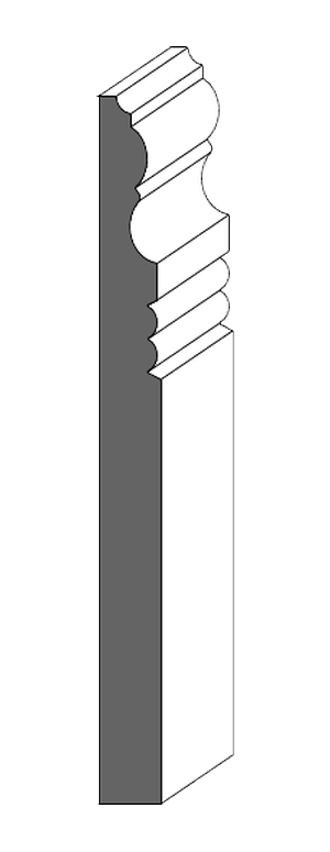 Royal Door #1526 profile drawing