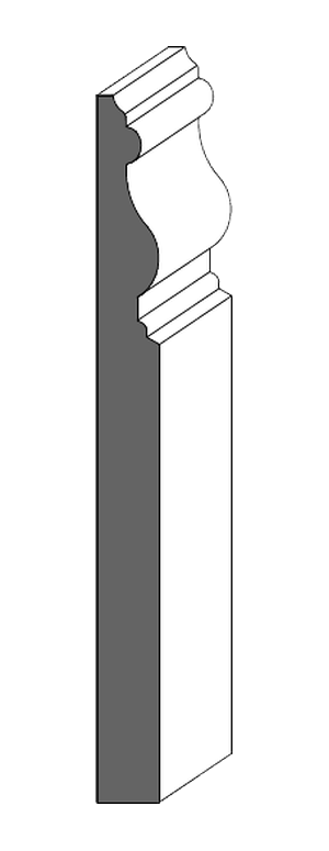 Royal Door #1723 profile drawing
