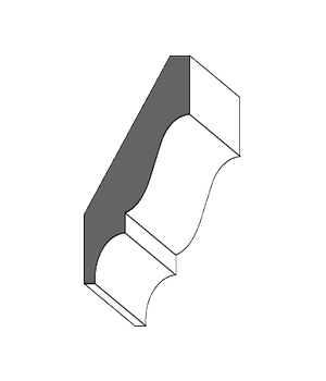 Royal Door #2604 profile drawing