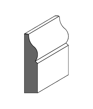 Royal Door #1408 profile drawing